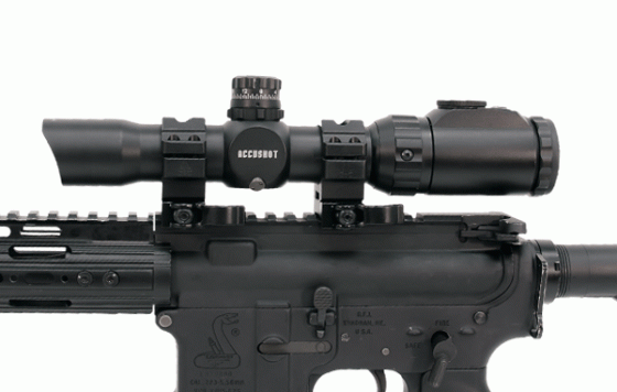 Оптический прицел LEAPERS Accushot T8 Tactical 1-8X28, 30mm, с подсветкой, сетка Mil-dot (SCP3-18IEMDQ)