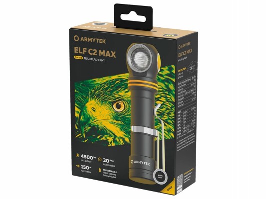 Фонарь Armytek Elf C2 Max USB-C 4500 lm свет белый