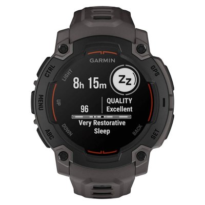 Часы Garmin Instinct E Black 45mm c угольно-черным ремешком