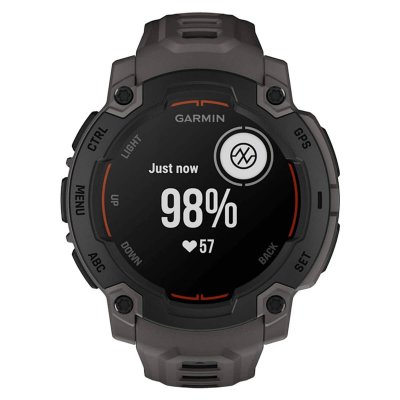 Часы Garmin Instinct E Black 45mm c угольно-черным ремешком