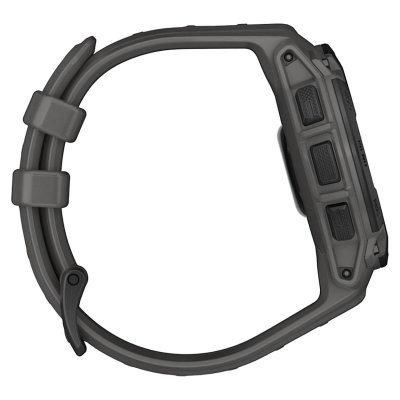 Часы Garmin Instinct E Black 45mm c угольно-черным ремешком