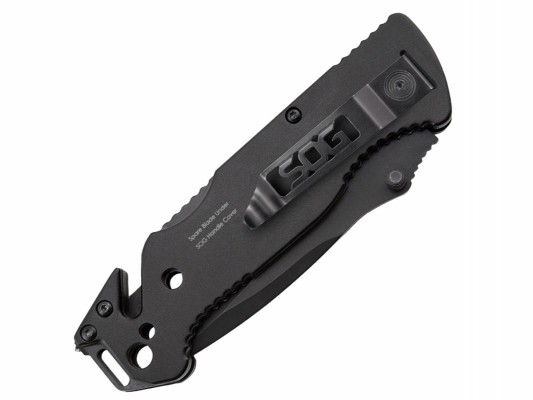 Нож складной SOG Escape Black, сталь 7Cr17MoV, рукоять алюминий, блистер